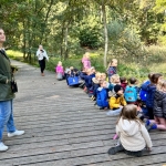 3de kleuter Zillebeke naar het bos