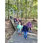 3de kleuter Zillebeke naar het bos