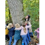 3de kleuter Zillebeke naar het bos