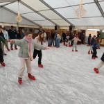 Schaatsen met de bovenbouw 