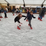 Schaatsen met de bovenbouw 