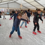 Schaatsen met de bovenbouw 