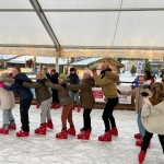 Schaatsen met de bovenbouw 