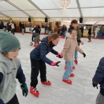 Schaatsen met de bovenbouw 