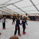 Schaatsen met de bovenbouw 