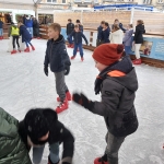 Schaatsen met de bovenbouw 