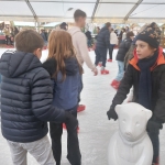 Schaatsen met de bovenbouw 