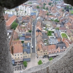 3E beklimt de toren van de Kathedraal 