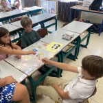 Eerste schooldag in Zillebeke 